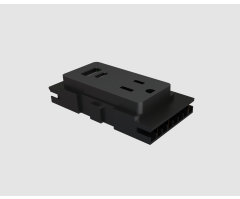 Byrne 8-Trac® 15 Amp Power & USB A+C Duplex Receptacle