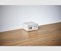 Miki 2 Port - White - Edge Mount