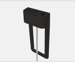 Tully®-Long - 9"-2 Power - 1 Dual USB-Black